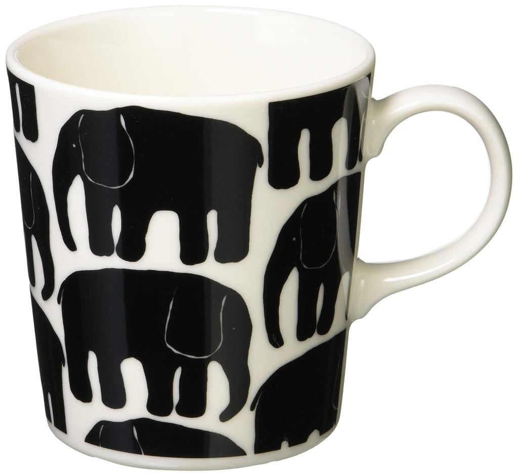 Finlayson Elefanti Mug Black FIN20-4-11