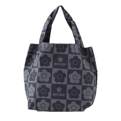 Mary Quant Eco Bag Floral Daisy My (Small Size) Print, Women's, Bag, Sub-Bag, 192012-1202-02 (Black)