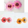 3PCS Party Decorative Eyeglasses Plastic Gathering Picnic Photography Props Sunflower Sunglasses Little Daisy Shape Sun Glasses