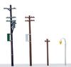 Scenery Collection Scenery Accessories 124 Shopping Street Accessories Set Diorama Supplies