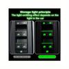 1 Set Adesivi Luminosi per Pulsanti Finestrino Auto Adesivi Fluorescenti per Auto Autoadesivi Adesivi Visibili di Notte Fluorescenti per Interruttore Finestrino e Porta Auto