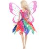 Fashion Doll Dress with Wing Fairy Tale Mini Gown Pink Clothes for Barbie Doll 11.5'' Kids Toy Accessories