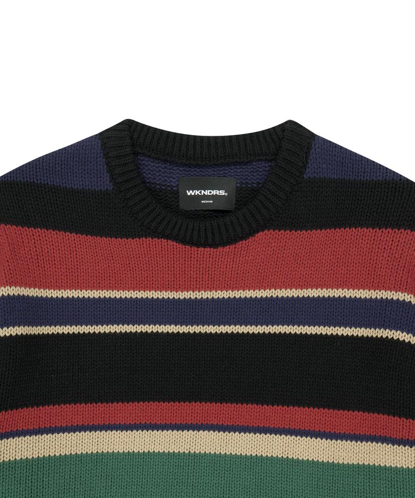 WKNDRS Multi Stripe Knit (Black)