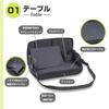 SEIWA IMP367 Junior Car Seat Tablet Meal for Driver and Passenger Back Knee Sleeping In the and Back Pain Support for Children Table, Cushion, Stand,