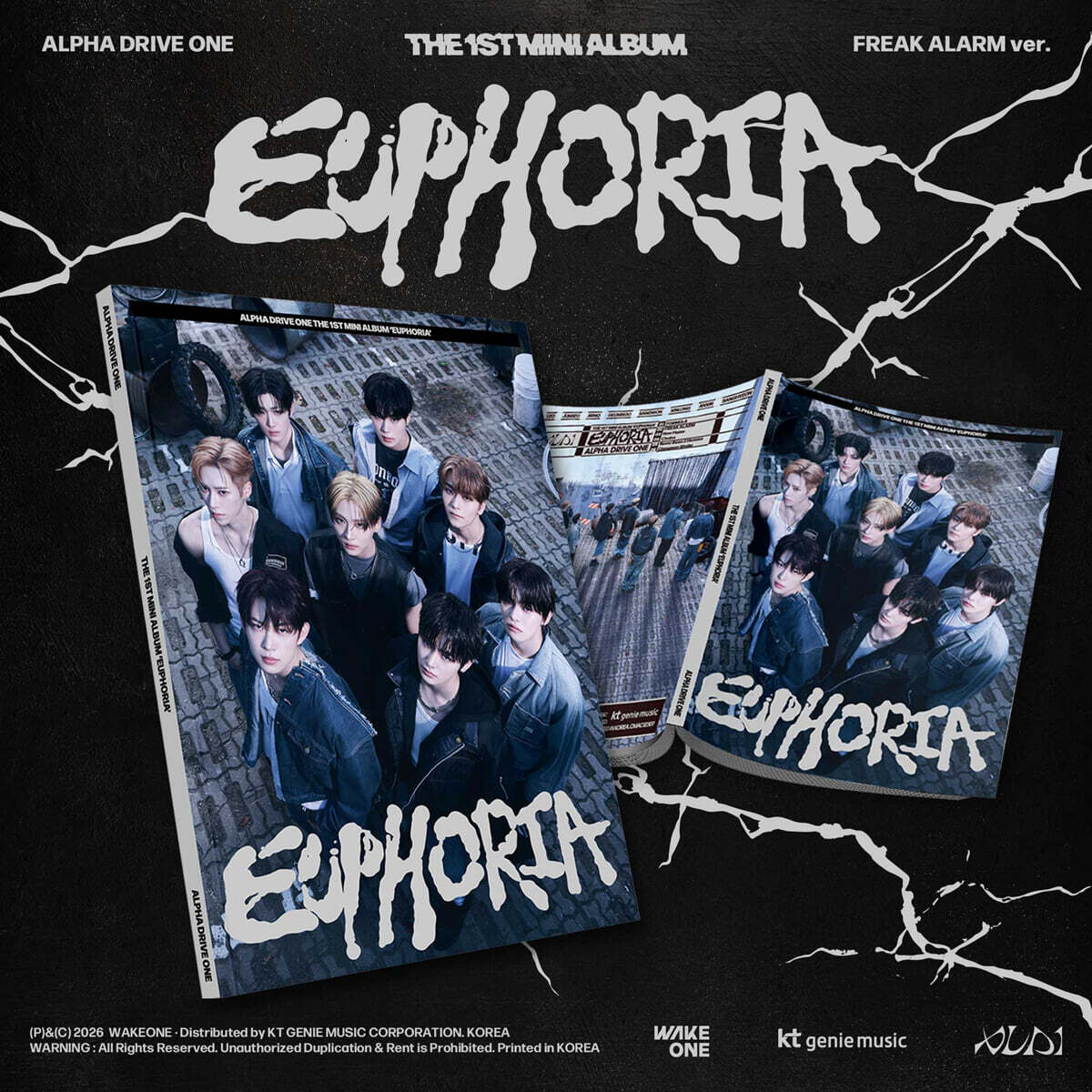 [предзаказ] ALPHA DRIVE ONE – EUPHORIA 1-й мини-альбом [версия FREAK ALARM] Официальный K-pop альбом [FREAK ALARM ver.]