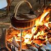 Outdoor Bonfire Bonfire Stand Detachable Pot Rack Fire Pit Pot