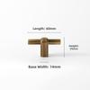 New Solid Brass Cabinet Handles Vintage Modern Drawer Pulls Minimalist Door Knobs Kitchen