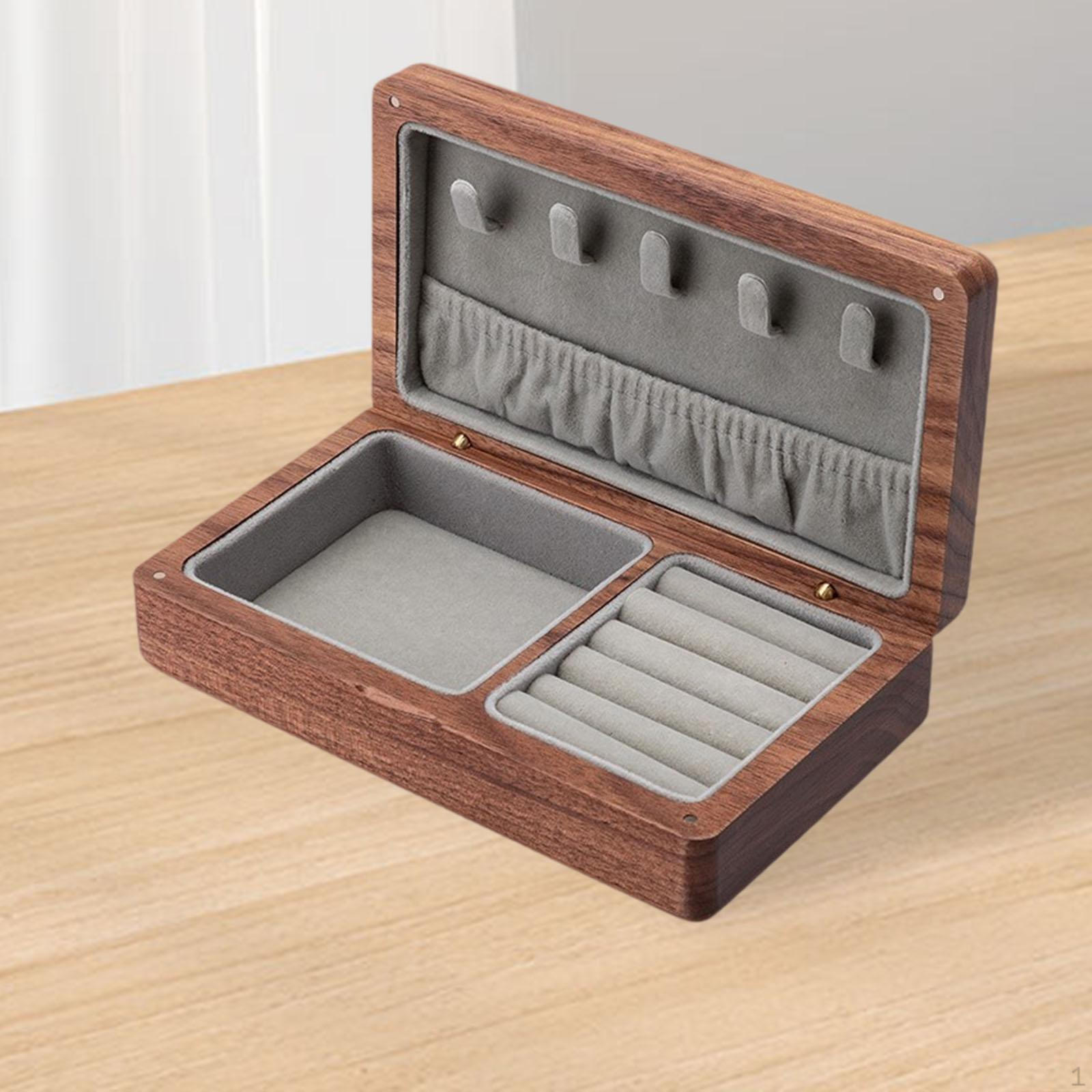 

Jewelry Organizer Box Storage Case Trinket for Rings