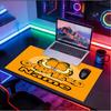 Custom Name Personalized Garfield Pattern Mousepad, Laptop PC Desk Mat, Decorative Desk Mat for Home Keyboard Pad Gift