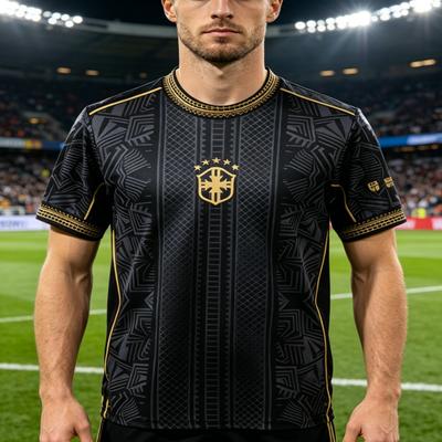 2026 Trendy New Brazil Special Edition Football Shirt for Men and Women Breathable Quick Drying and Comfortable Family Kids Tees