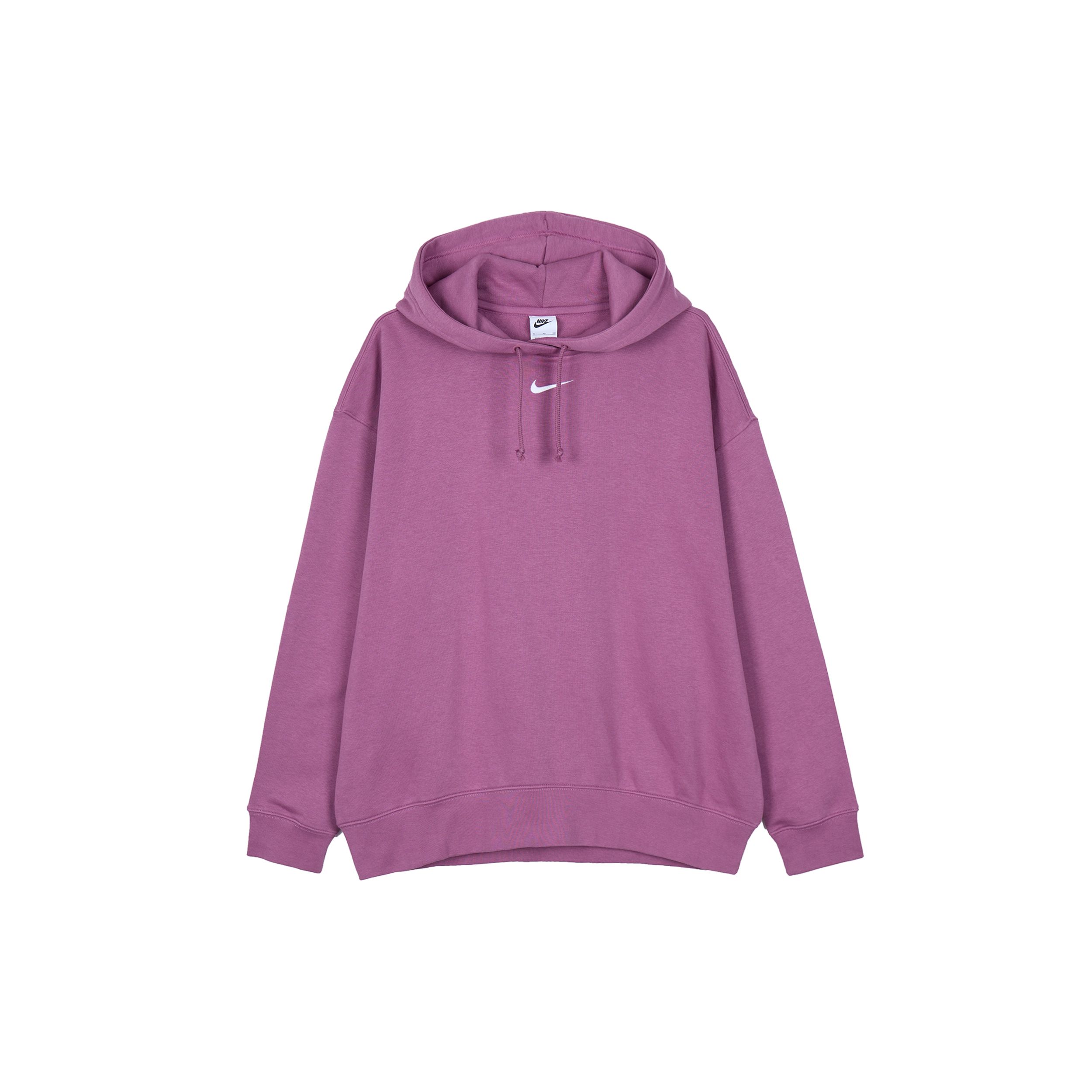 Nike Sportswear Collection Essentials Fleece Hoodie Women Purple Pink DJ7669-507 XS