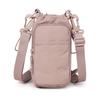 Unisex Crossbody Water Bottle & Phone Bag - Casual Outdoor Storage Bag with Front Pocket