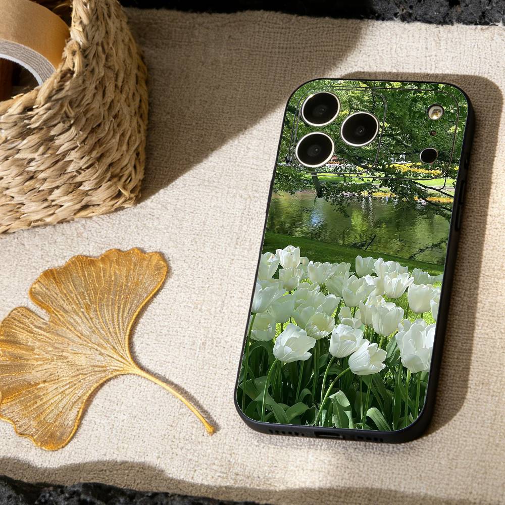 Fresh Natural Green Scenery Phone Case Silicone Soft For IPhone 17 16 15 14 13 12 11 X XR Plus Pro Max Plus