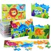 New Logic Thinking Intellectual Wooden Game Puzzle Jigsaw Animal Vehicle Cartoon Early Educational Toys For Kids Children Gifts