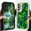 Phone Case for Samsung Galaxy A17 A16 A15 A14 A13 Summer Plants Green Leaf A56 A36 A26 A55 A35 A25 A54 A34 A24 A53 A33 A23 A07 A