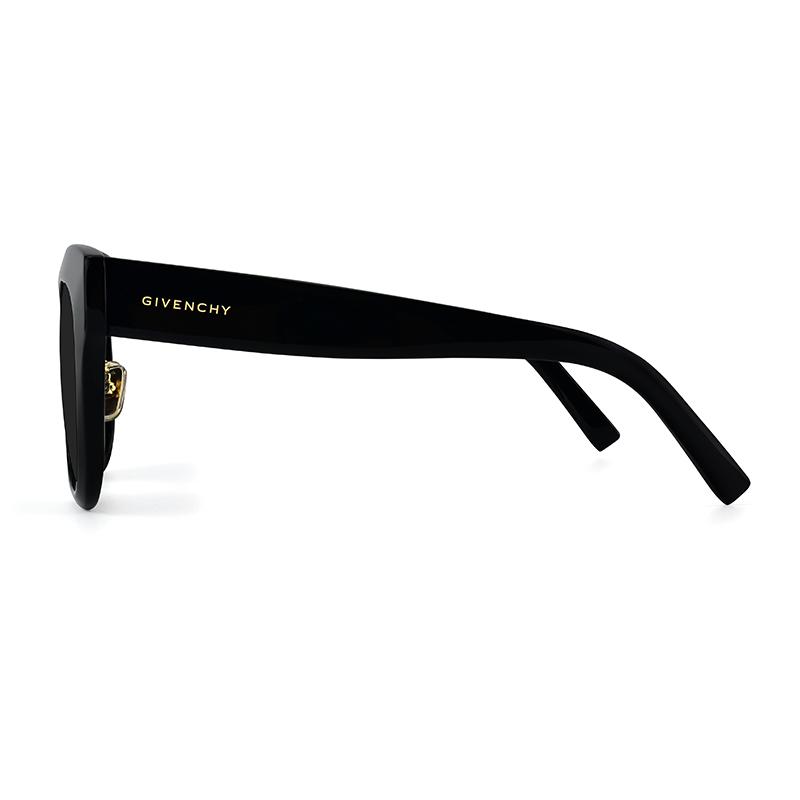 Givenchy Stylish Black Frame Square Sunglasses With UV Protection Compatible With Zeiss Lenses Unisex Sunglasses GV40018F