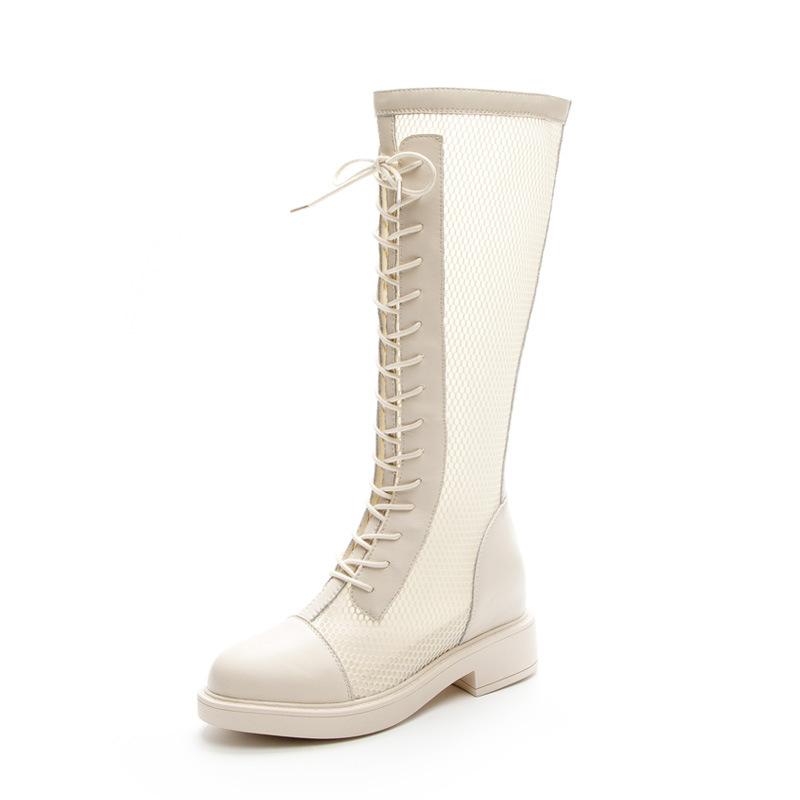 Модные летние женские туфли с внутренним подъемом из кожи на плоской подошве — фото 2