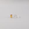 Natural Citrine Gemstone 925 Sterling Silver Jewelry Pretty Ring For Your Love CZR-16-2
