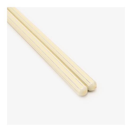 Afternoon Tea LIVING Wakasa-nuri Antibacterial Meguri Chopsticks, Ivory, Natural Wood, Antibacterial, Dishwasher Safe, 23cm