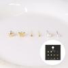 Flower Butterfly Pearl 12-Set Anti-Hyperthyroidism Earrings
