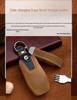Ford Key Case for Focus, Mondeo, Kuga, Ecosport, Edge, Taurus - Genuine Leather with Buckle