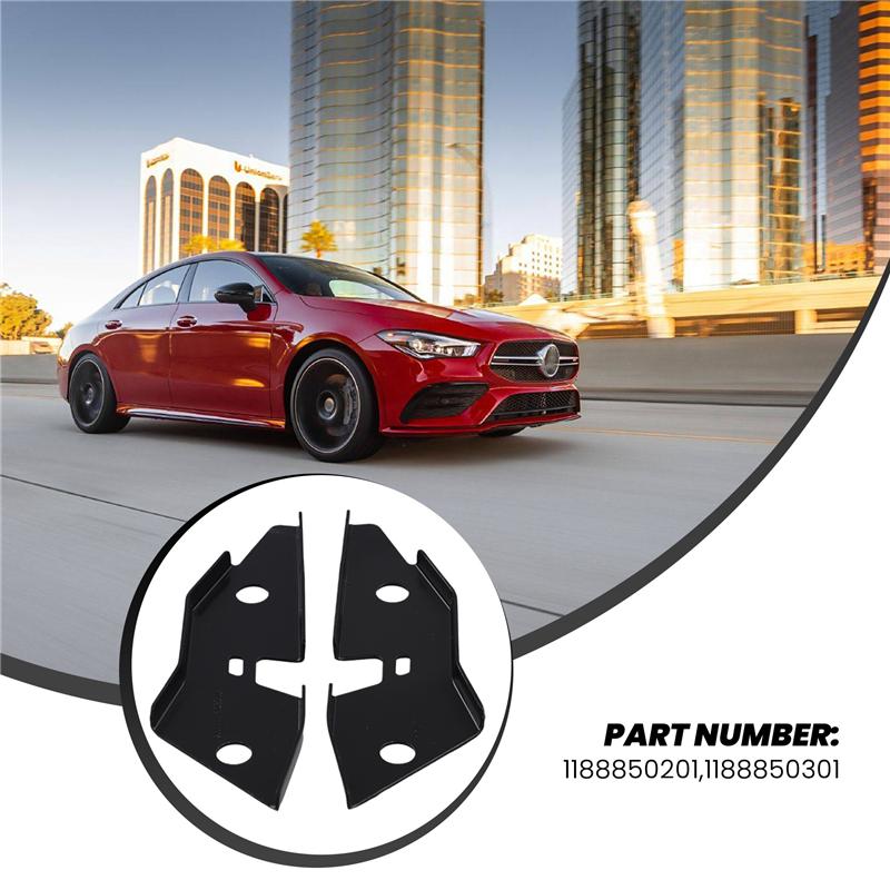 A58X-New For Mercedes Benz CLA AMG Left & Right Front Bumper Upper Mounting Rail Bracket Part Number:1188850201,1188850301