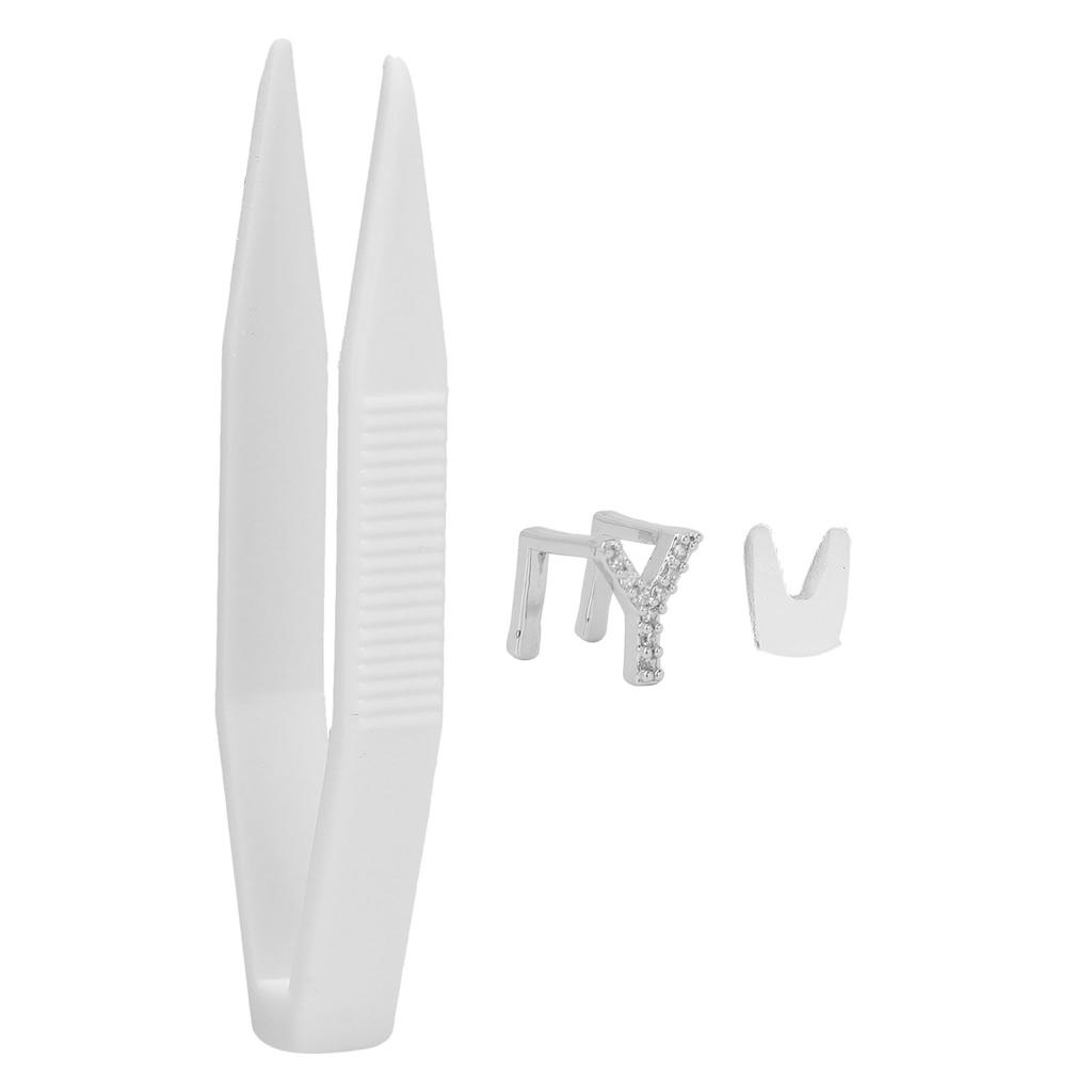 Capital Letter False Tooth Braces Single Hip Hop Fake Teeth Decoration Halloween Tooth Accessories