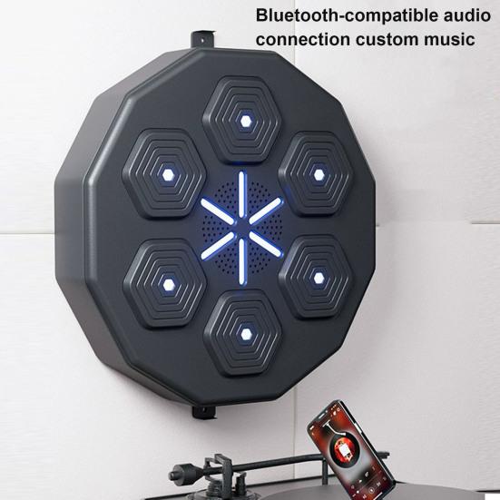 

Боксерский тренажер Yousheng, совместимый с Bluetooth. Настенный монтаж. Простая установка. Компактный умный ритм-музыкальный боксерский тренажер с перчатками.