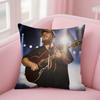 Singer L-Luke C-Combs Pillow Case Square Double-Sided Printing Short Plush Sofa Cushion Cover Bedroom Bedside Pillow