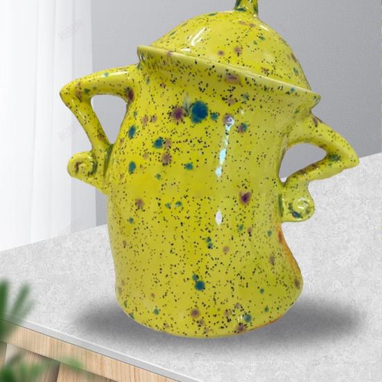 Canister with Attitude Airtight Lid Desktop Decoration Multi-functional Funny Akimbo Food Storage Jar Container Kitchen Supplies