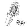 For Outdoor Security White Lock Hole Bolt Strong Forged Stainless Steel Bolt Sturdy Lock Core Double Protection