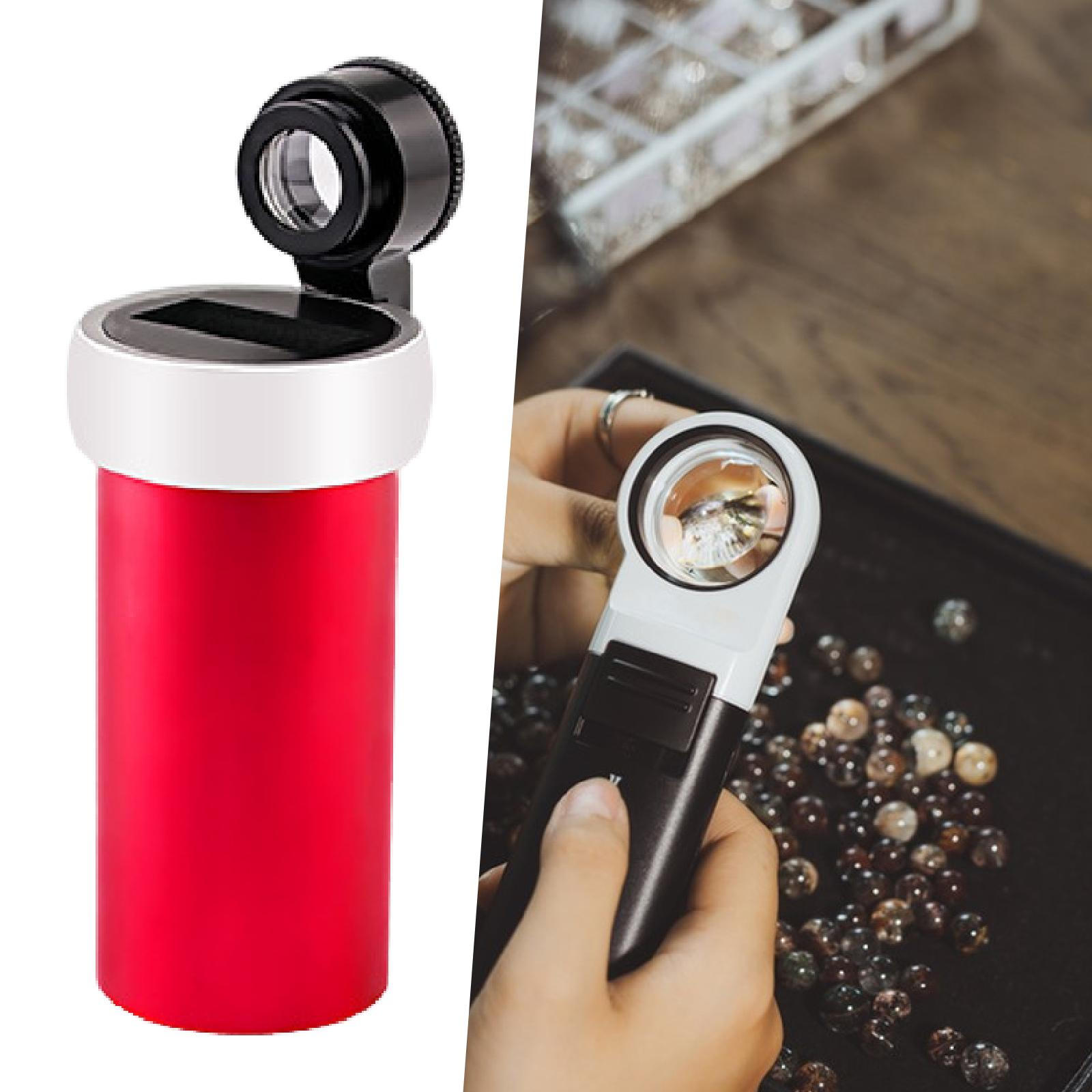 

Diamond Inscription Reader Waist Code Display Multipurpose Stable Portable Mirror червоний