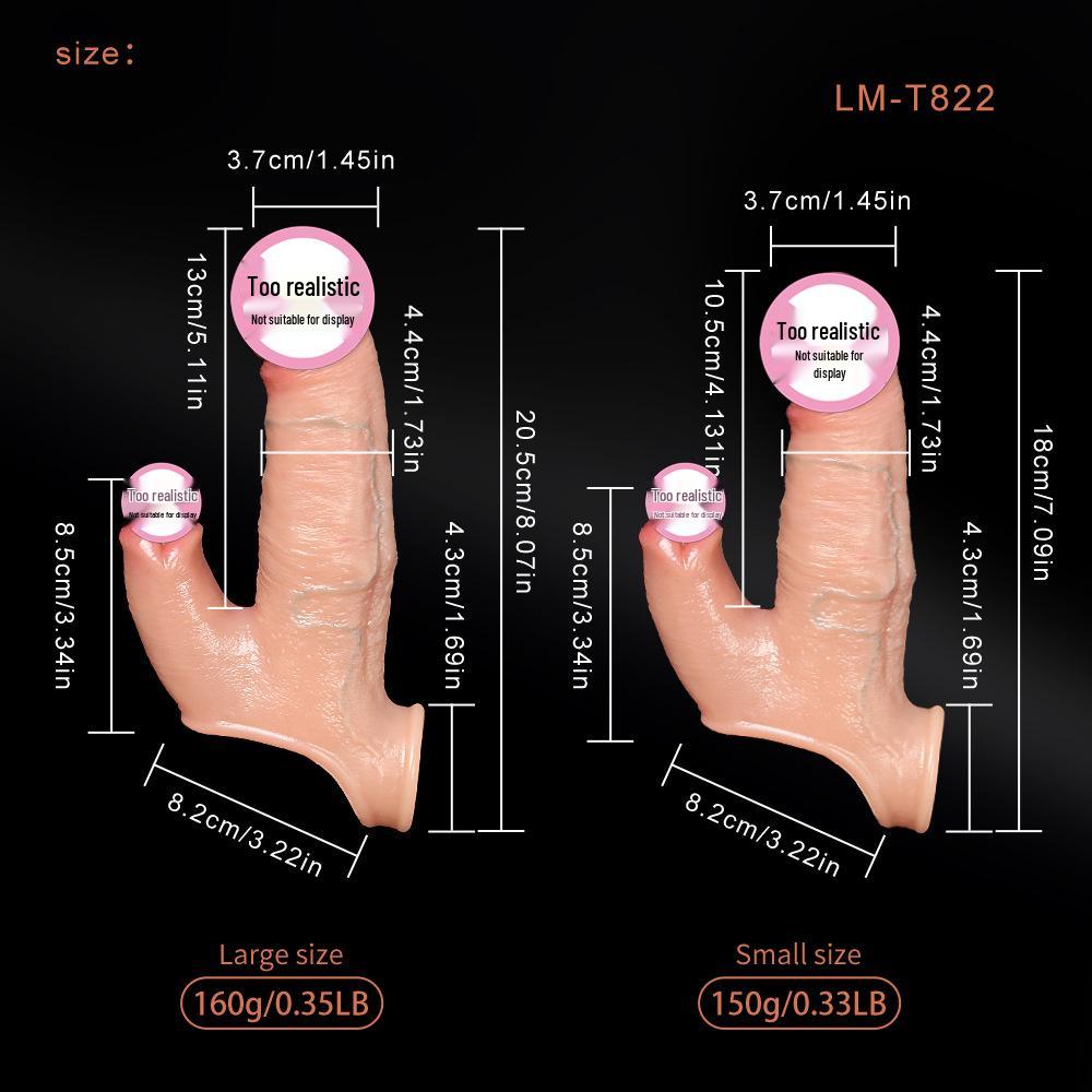 Double Stimulation Silicone Delay Condom for Extended Pleasure