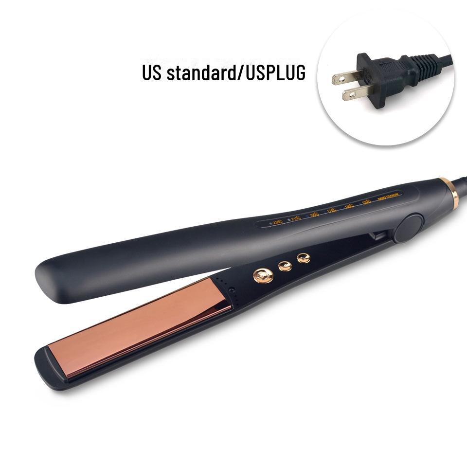 

Выпрямитель для волос двойного назначения с регулировкой температуры для мужчин: Инструмент для ионной завивки и укладки Small, US standard