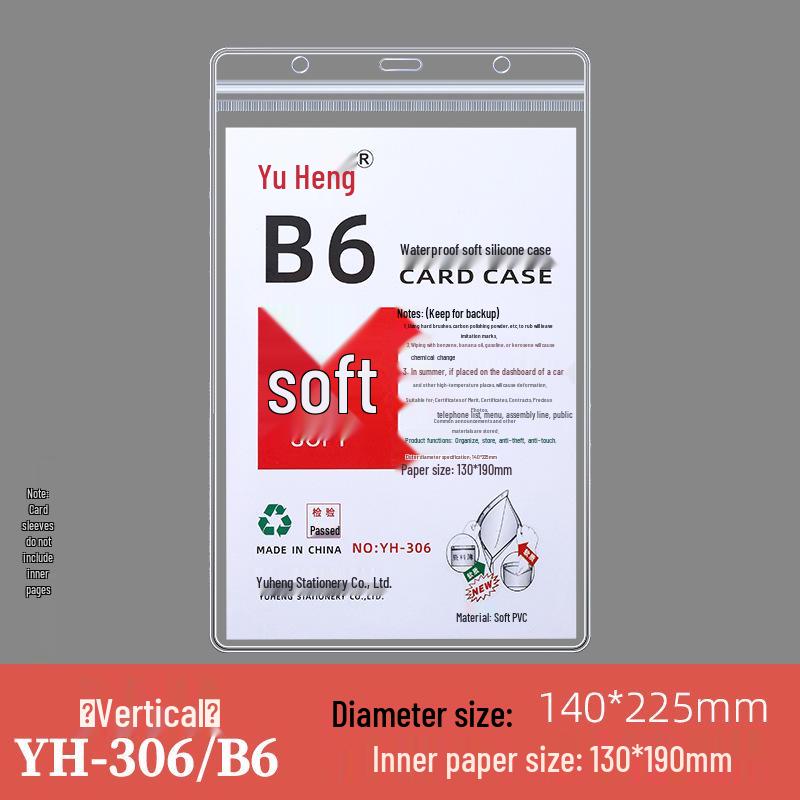 Waterproof PVC Badge Holder for ID Cards and Name Tags