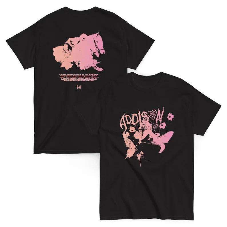 ADDISON RAE 2025 - 2026 Tour Shirt Headphones On Unisex Full Size Tee XL