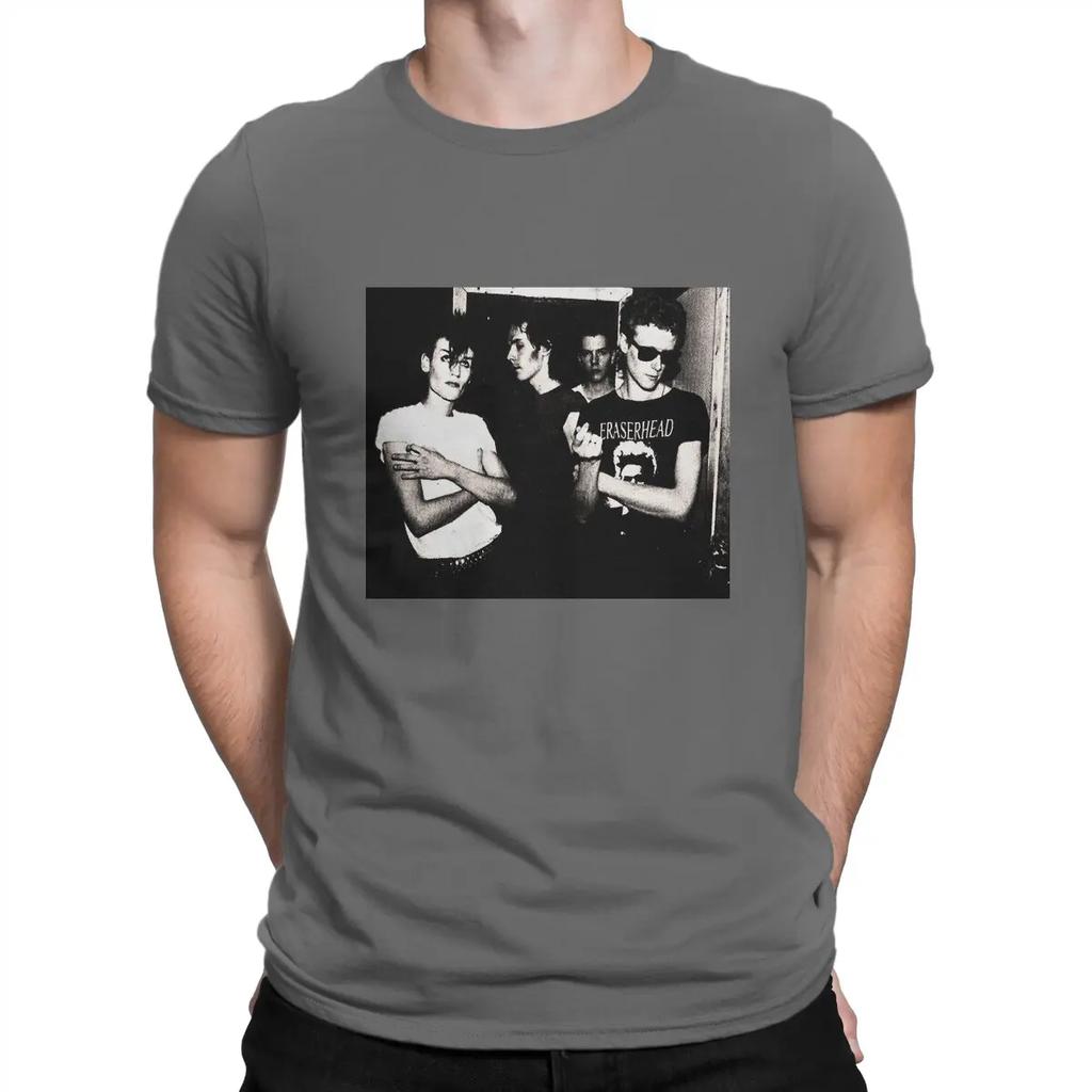 Maglietta da Uomo Band Rock Post Punk Britannica Bauhaus Vestiti in Puro Cotone Magliette Uniche a Manica Corta Girocollo Nuovi Arrivi Magliette