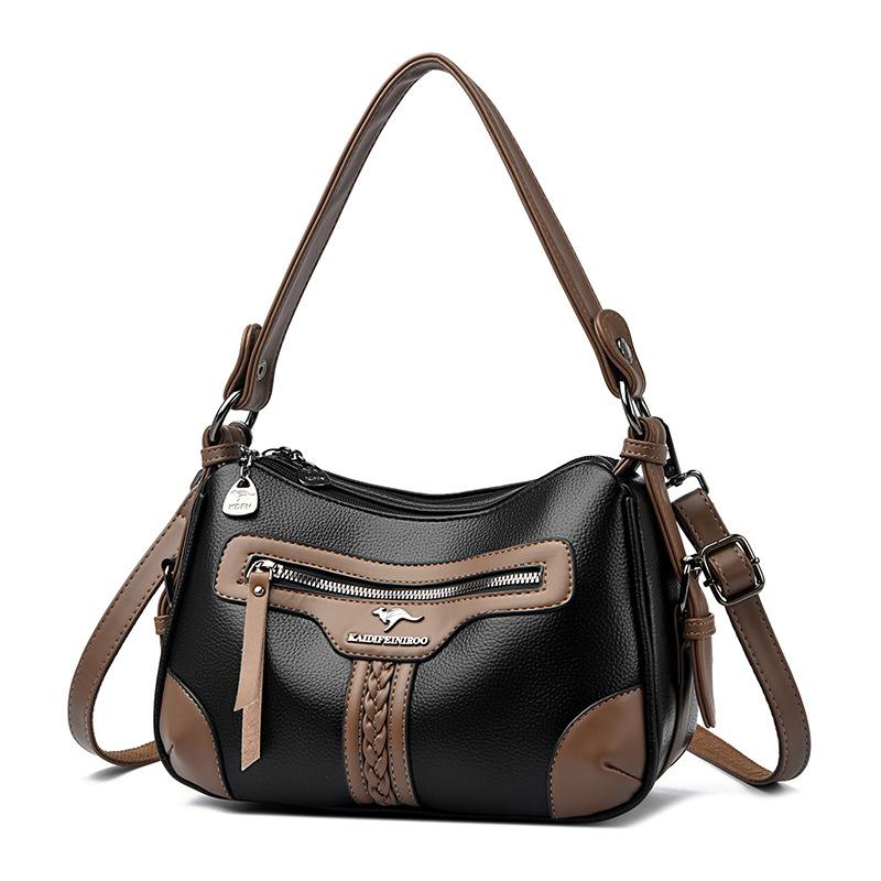 Underarm Trendy Bag, Large-capacity Color-blocking Crossbody Bag, Fashionable and Trendy Single-shoulder Women's Bag