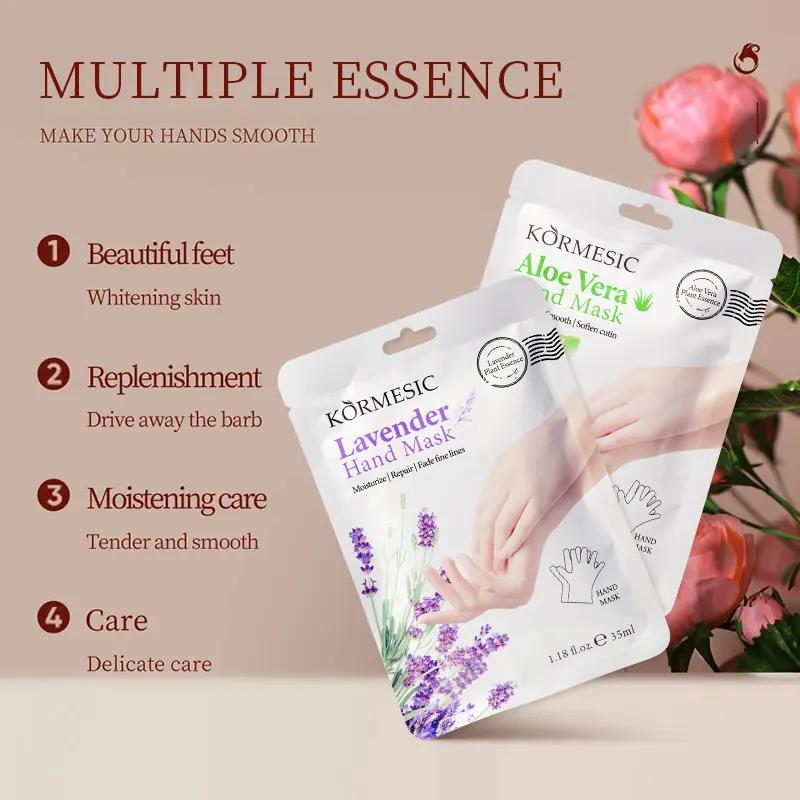 Hand Mask Moisturizing Gloves for Dry Skin Lavender-Scented & Aloe Vera Deep Nourishing Repair Treatment for Soft Smooth Hands