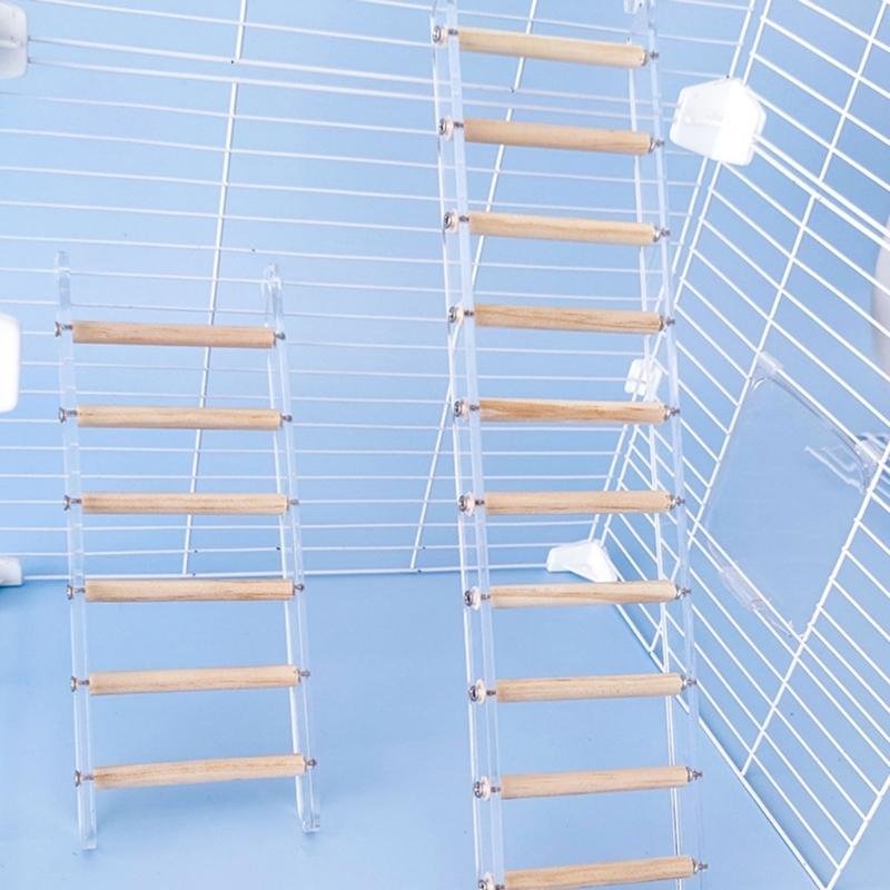 Vogelstange Naturholzständer für Papageien Sittiche Zubehör Wellensittiche Leiter Kratzbäume für Kleine Mittlere Papageien Ständer Spielzeug