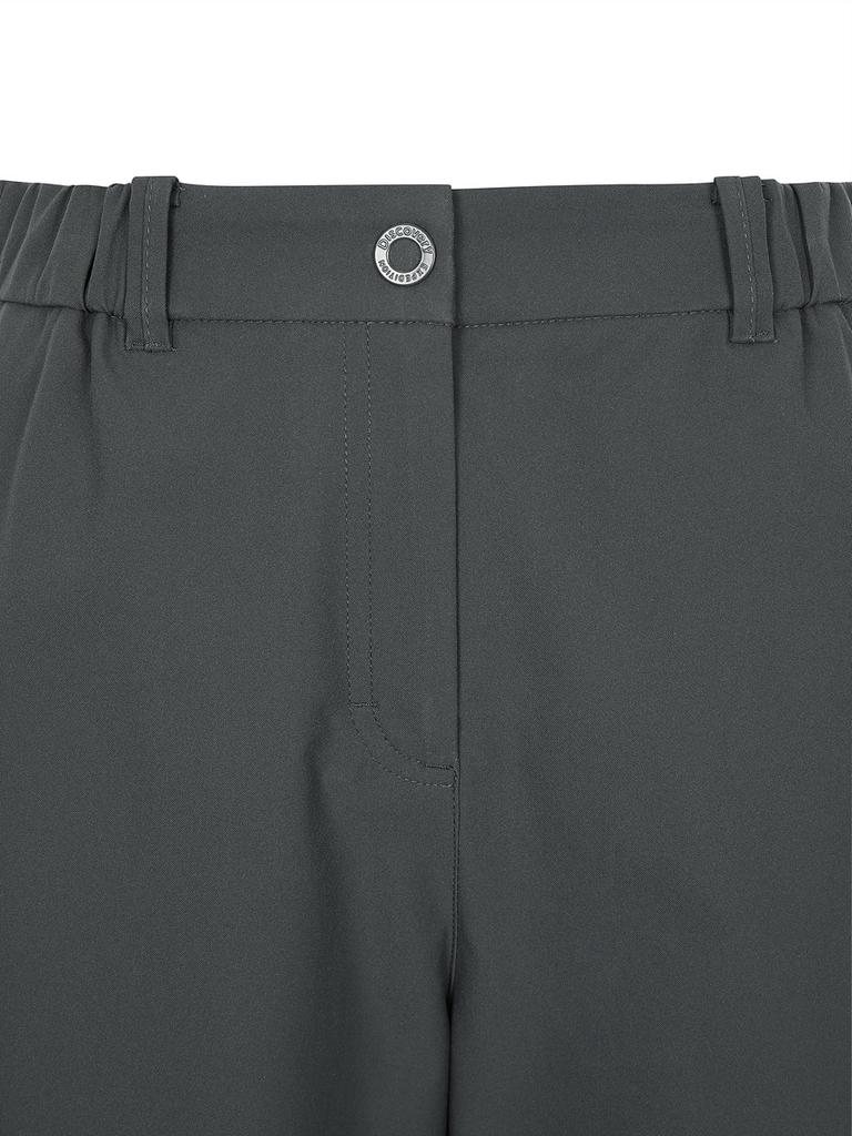 DISCOVERY EXPEDITION Women'S High-Stretch Half Jogger Cargo Pants (D.Grey)