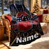 Custom Name Personalized NFL Print Blanket, Home Decor, Bedroom, Sofa, Camping, Couch, Gifts for Birthday Christmas