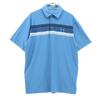 Beauty Products Border Pattern Short Sleeve Polo Shirt LG Men's Used