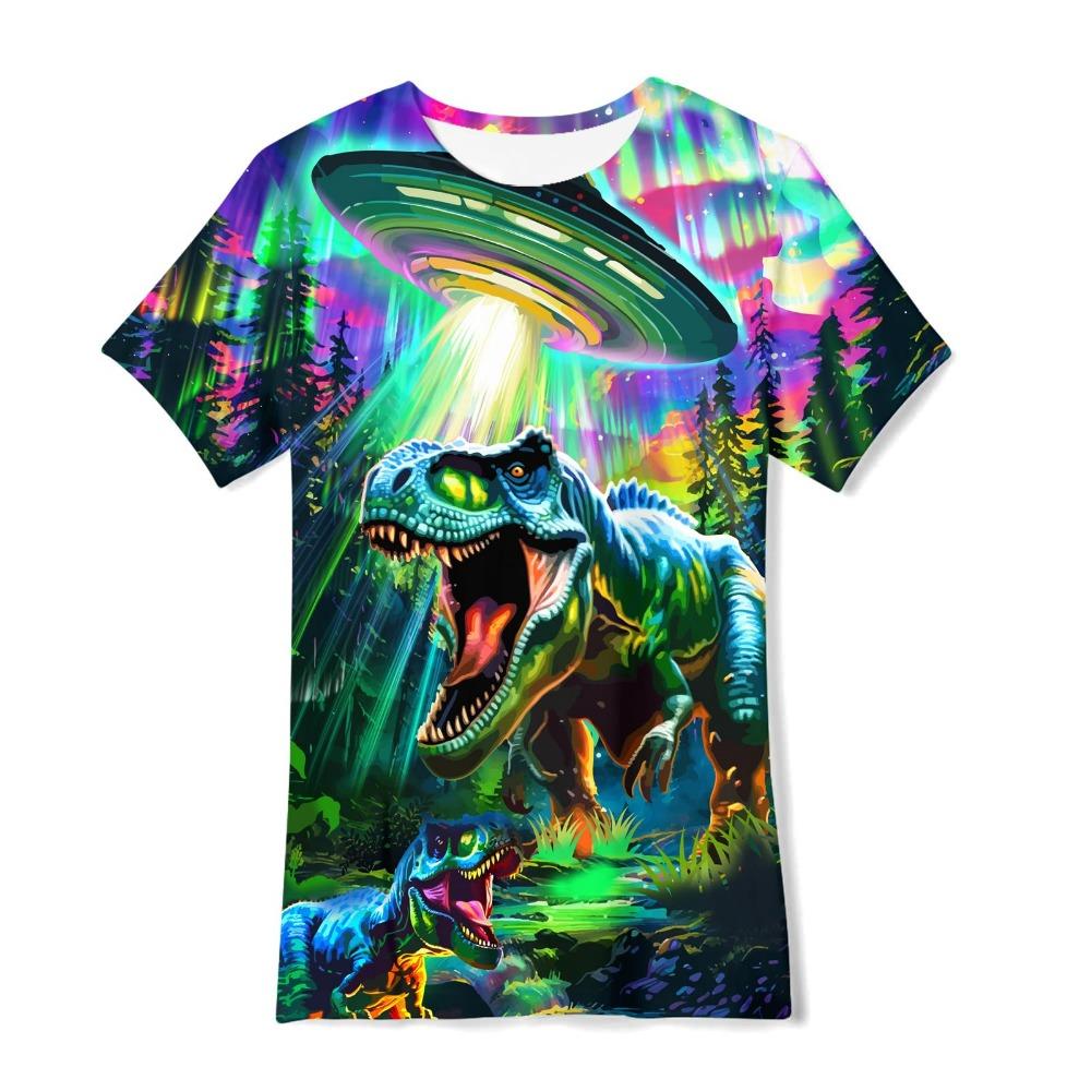 3D Cute Animal Cat Print T-shirt Men Women Summer Animal Casual Tops Tees Kids Cartoon O-neck Short Sleeve T Shirt Hawaii Tshirt