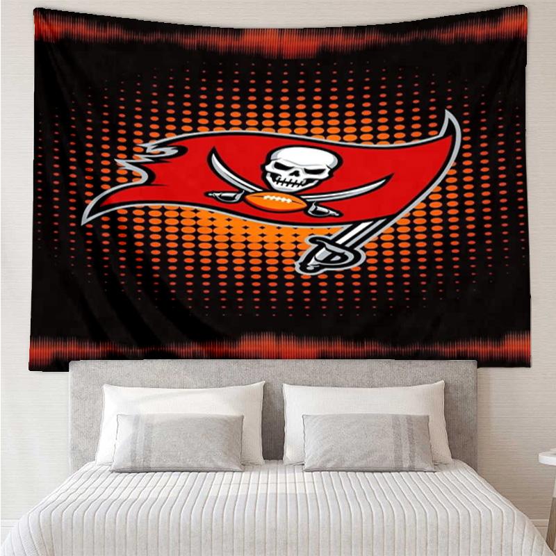 Tampa Bay Buccaneers Logo Tapestry Hanging for Bedroom,Livingroom, Playroom,Decor Art Room Wall Tapestry Holiday and Birthday Gifts