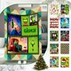 Christmas Blanket Green Soft Flannel Christmas Decoration Throw Blanket For Xmas Gift, All Seasons, Warm, Breathable, Lightweight Comfortable