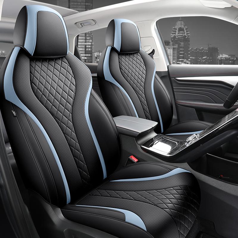 Fits Rising Auto MARVEL R Leather Car Seat Covers: All-Season, Full Enclosure for Five Seats.