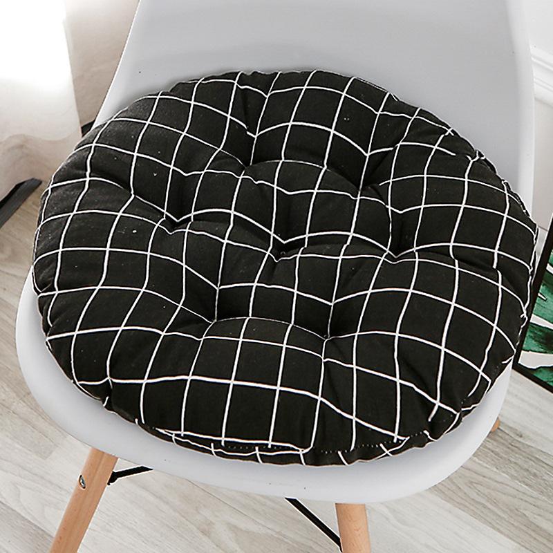 1pc Thick Heating Seat Cushion Pad Extra Thick Soft Cushion with Warmth for Office Home Car Floor NonSlip Circular Chair Pad Other &Four Seasons чёрный