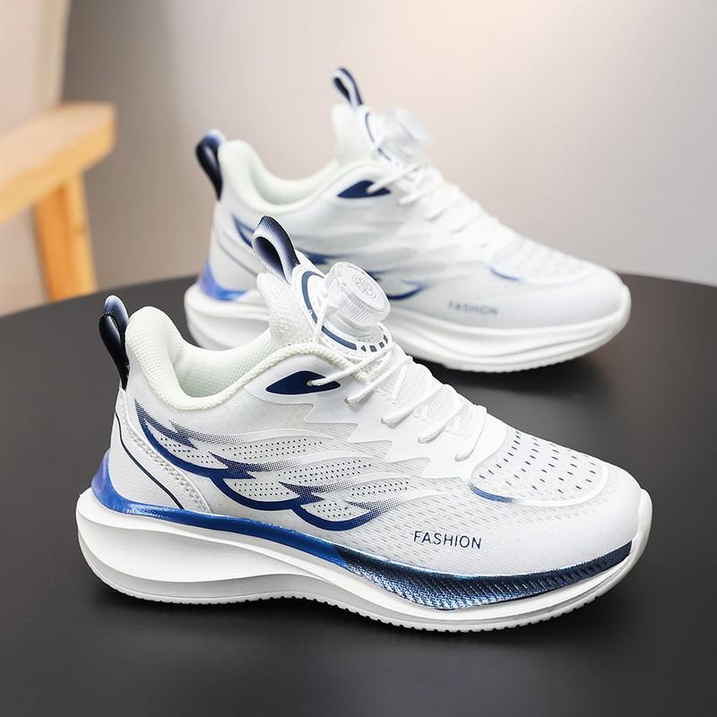 Youth Style Shoes Boys Lightweight Breathable Running Shoes Kids Outdoor Indoor Sports Comfortable Mesh Sneakers