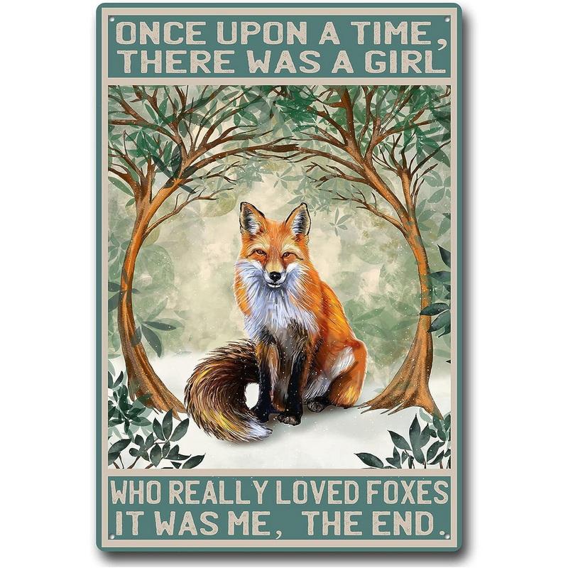 Metal Tin Signs Plaque A Girl Loved Cat Wall Decoration Vintage Iron Painting Art Posters for Man Cave Home Cafe Garden Club